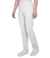 Pantalón recto pull-on de sarga suave color marfil - Ruby Rd