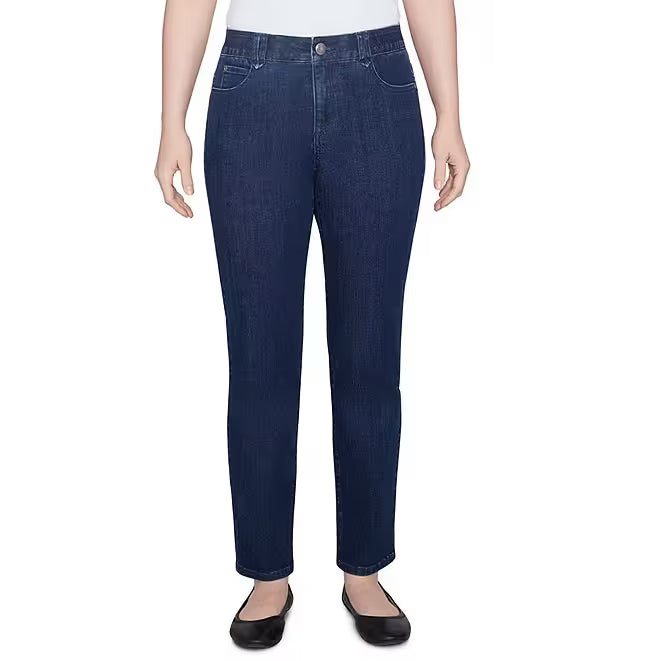 Jeans de bota ancha de mezclilla suave elásticos - Indigo oscuro - Ruby Rd
