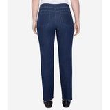 Jeans de bota ancha de mezclilla suave elásticos - Indigo oscuro - Ruby Rd