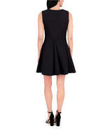 Minivestido de mezclilla elástica línea A Negro - Kensie
