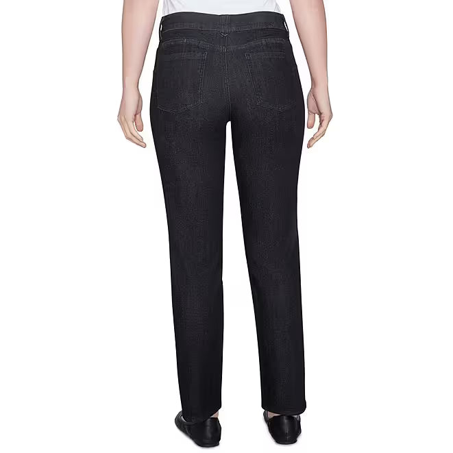 Jeans Negros Suaves con Bota Acampanada sin Cremallera - Ruby Rd