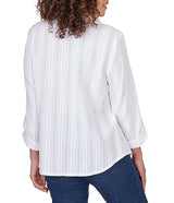 Blusa sin mangas Dobble blanca - Ruby Rd