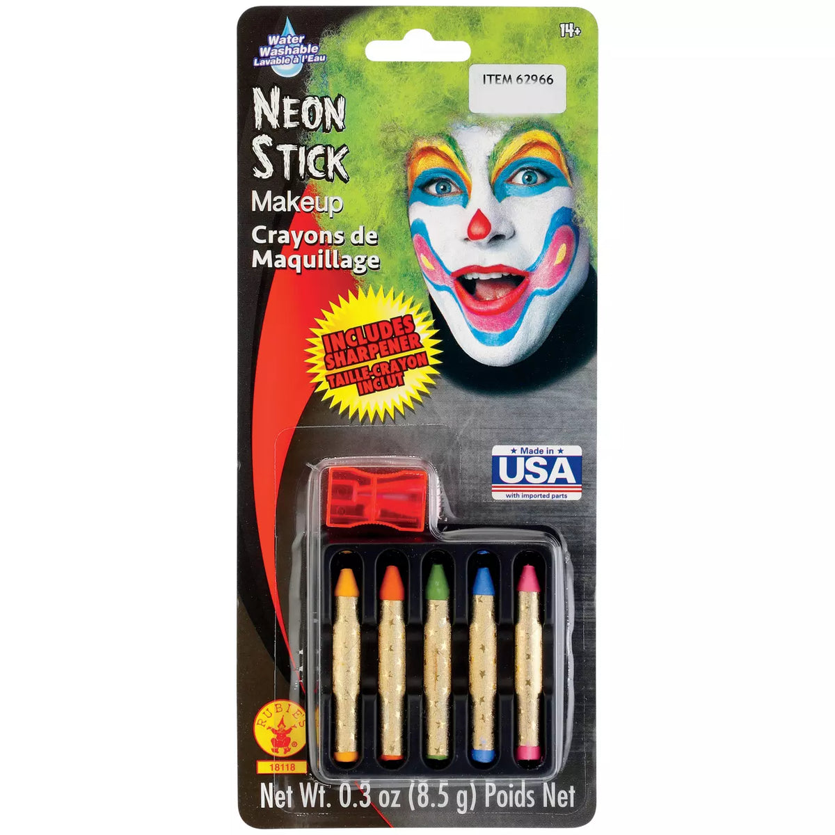 Barras de Maquillaje de Colores Neón