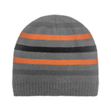 FLEECE LINED ACRYLIC STRIPE BEANIE