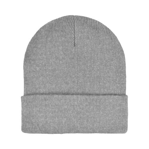GORRO TEJIDO ACRÍLICO ULTRA ELÁSTICO CON PUÑO-GRIS