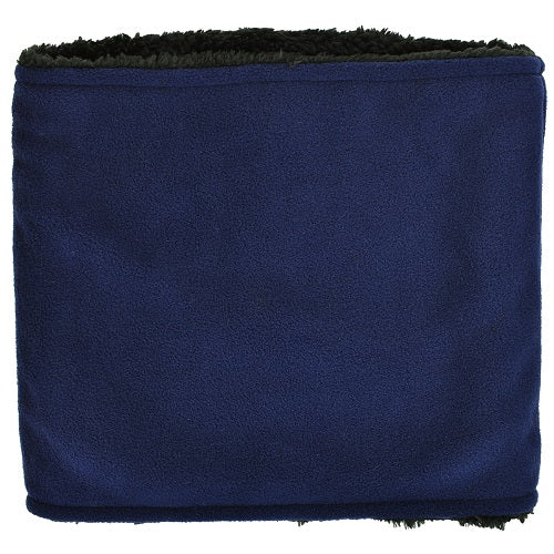 CUELLO DE MICROFORRO POLAR SÚPER SUAVE PARA MUJER - FORRO DE FELPA AZUL MARINO