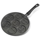 Sartén para panqueques con caritas felices