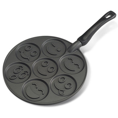 Sartén para panqueques con caritas felices
