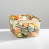 Basket Brass 12 x 9 x 6