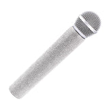 Microphone Rhinestone 9in Party / Costume Age 8+ Silver