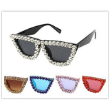 GAFAS DE SOL CON BORDES DE PEDRERÍA