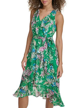 Vestido Verde Estampado - Kensie