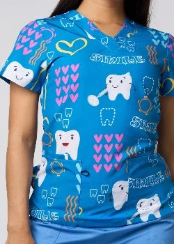 CAMISAS ESTAMPADAS AZULES