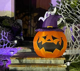 Fantasma de 5 pies de altura sobre calabaza