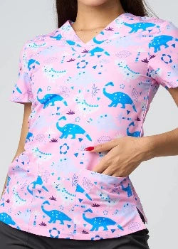CAMISAS ESTAMPADAS ROSAS DE ELEFANTES