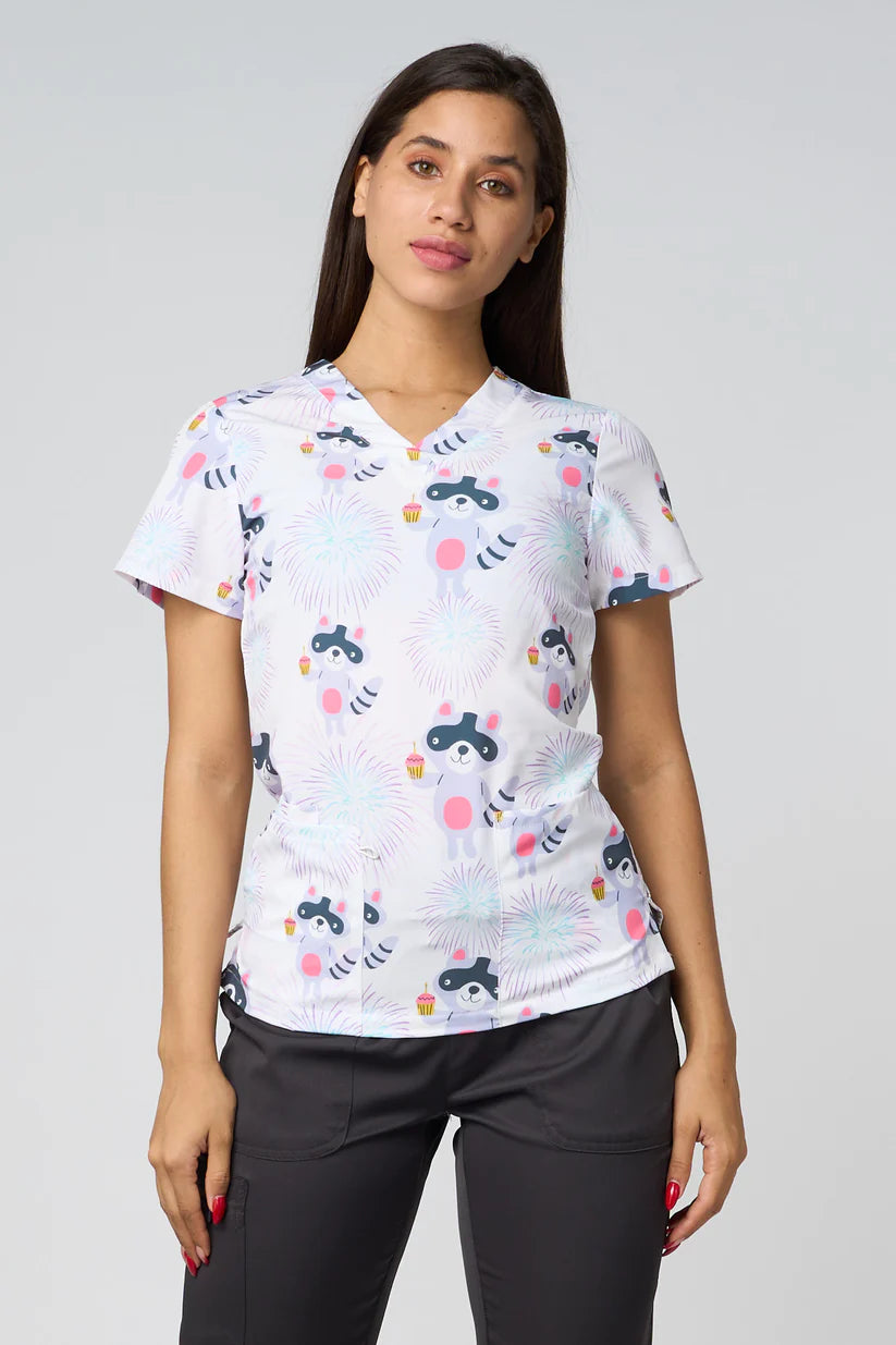 CAMISETAS ESTAMPADAS RACCOON FIREWORKS