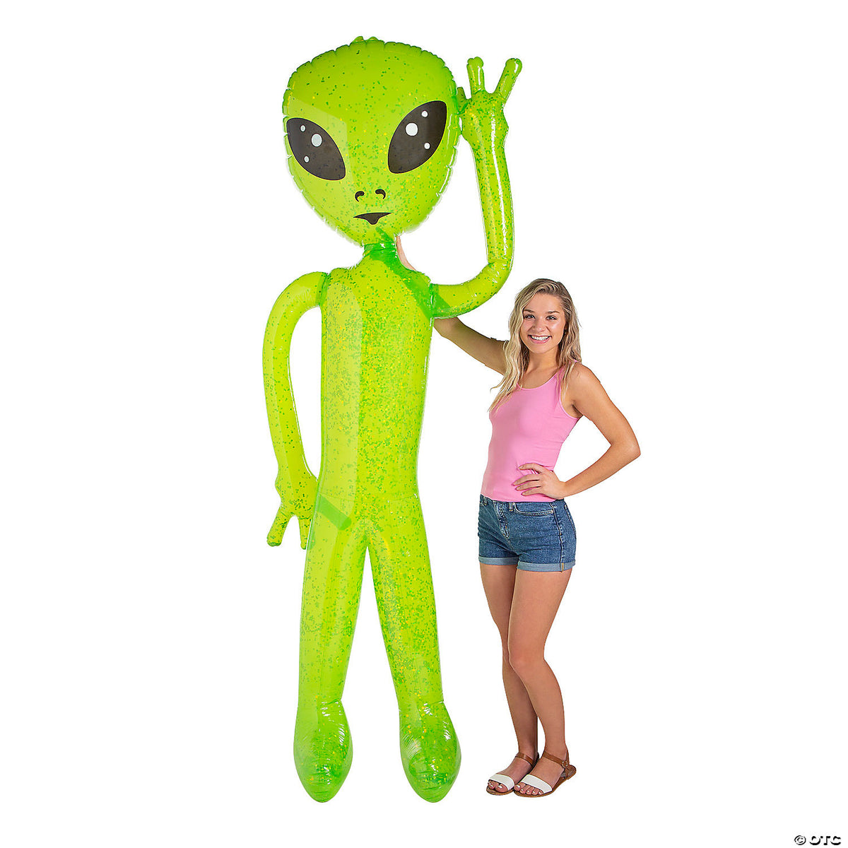 Alien inflable de 100 pulgadas