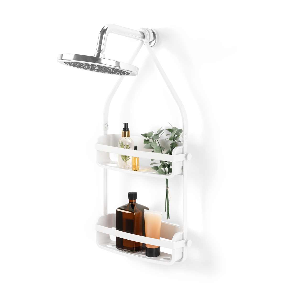 Organizador de ducha Flex blanco