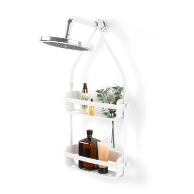 Organizador de ducha Flex blanco