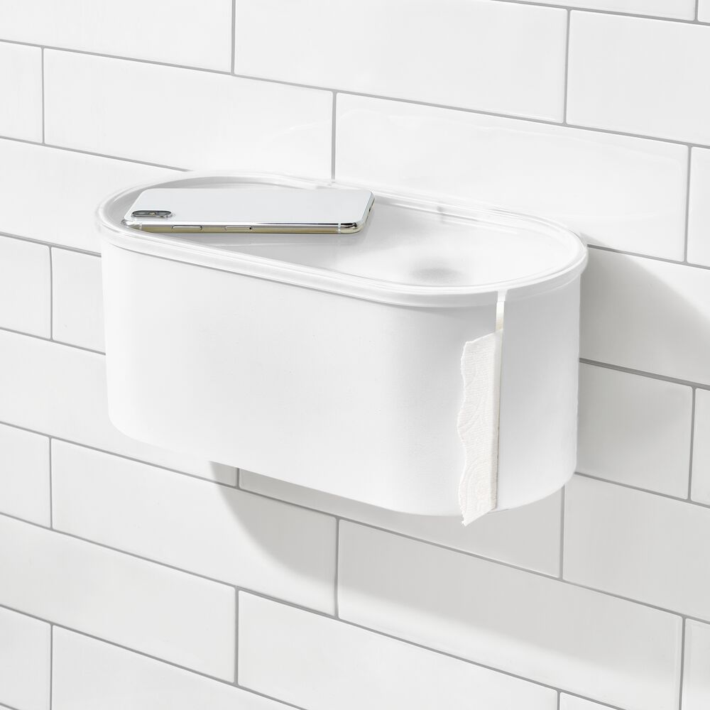 Contenedor de almacenamiento discreto autoadhesivo