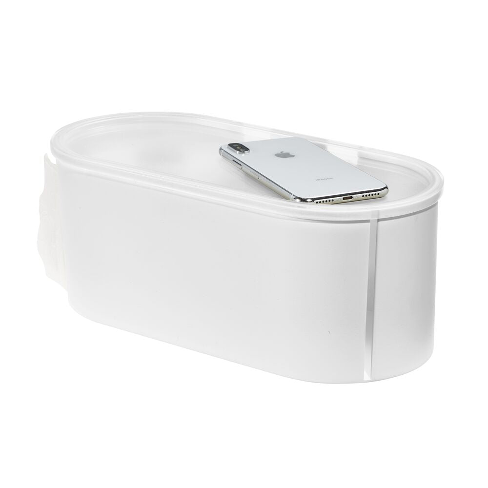 Contenedor de almacenamiento discreto autoadhesivo