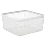 Basket White  12 x 12 x 6