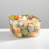 Basket Brass 12 x 9 x 6