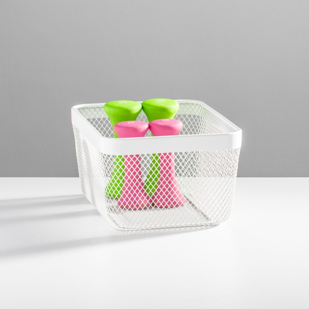 Basket White 12 x 9 x 6