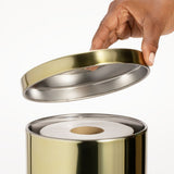 Patton Round Toilet Paper Roll  Brass