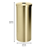 Patton Round Toilet Paper Roll  Brass