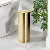 Patton Round Toilet Paper Roll  Brass