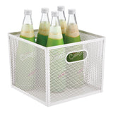 Contenedor de 10 x 10 x 8 blanco mate