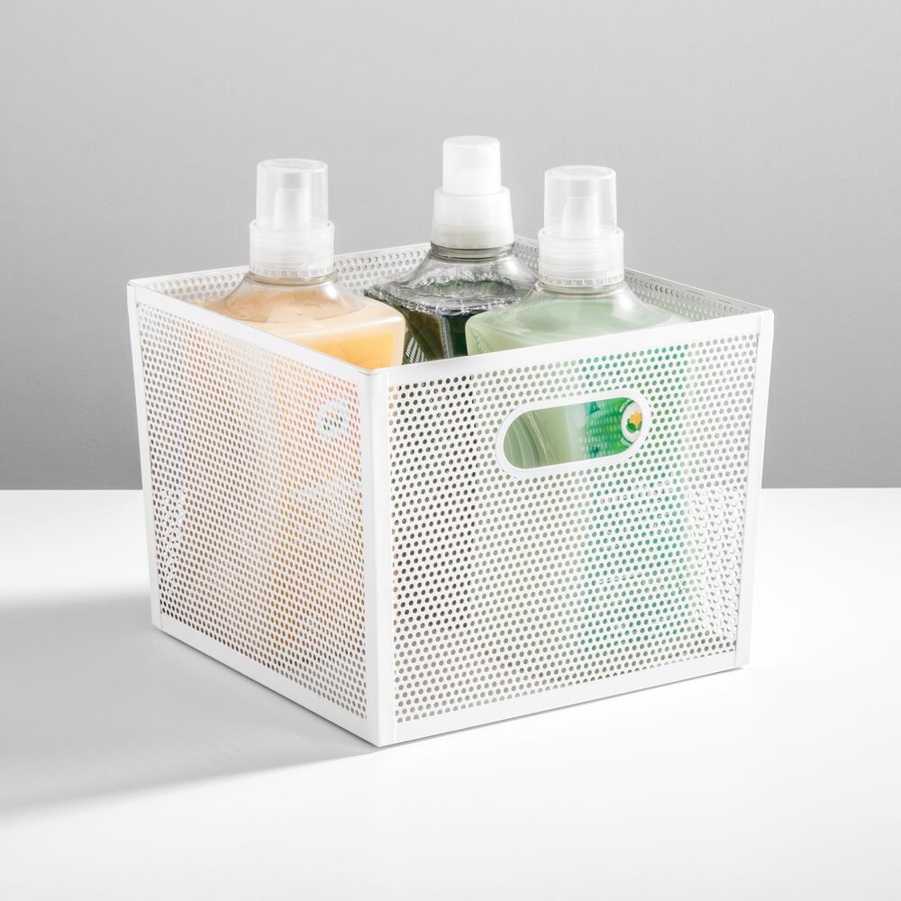 Contenedor de 10 x 10 x 8 blanco mate