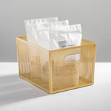 12x10x8  Bin Brass