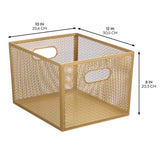 12x10x8  Bin Brass