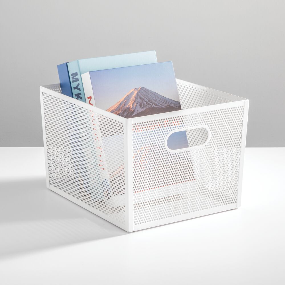 12x10x8 Bin Matte White
