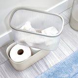 Papelera acanalada con reserva de papel higiénico