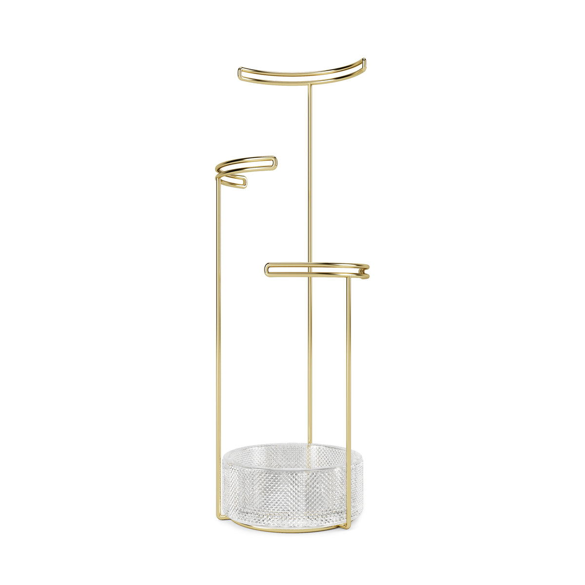 Tesora Jewelry Stand Brass