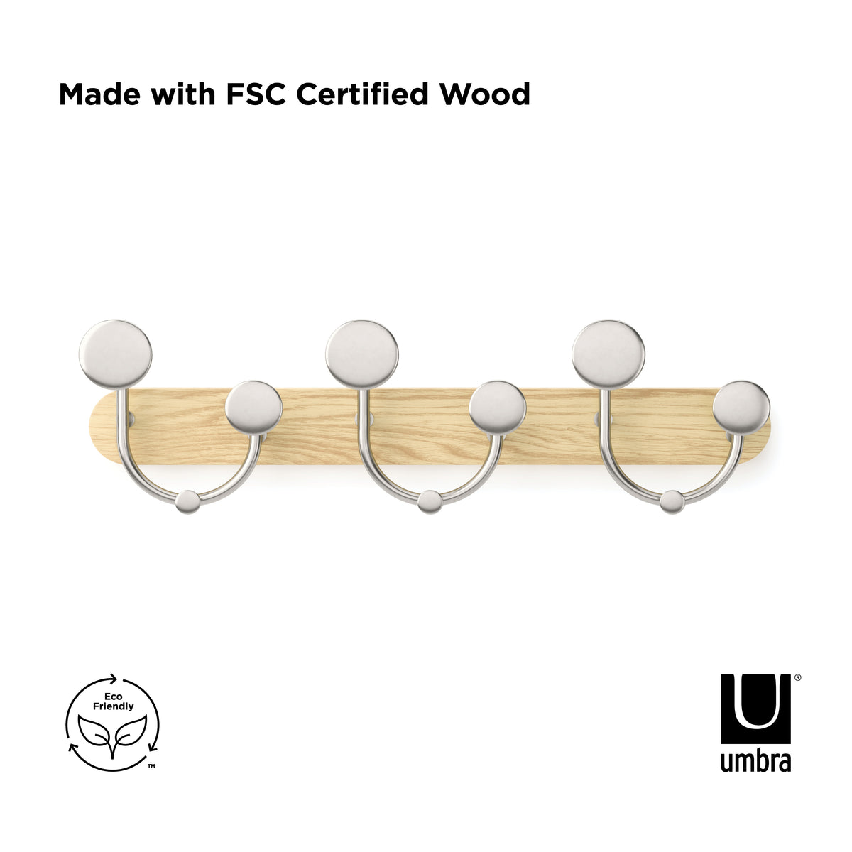 Melody 9 Hook Natural/Nickel