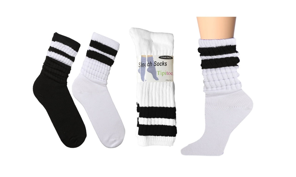 Calcetines holgados Tipi Toe para mujer, paquete de 2