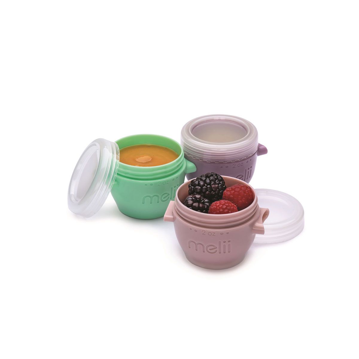 Melii Snap and Go Pods, 2 onzas, juego de 6
