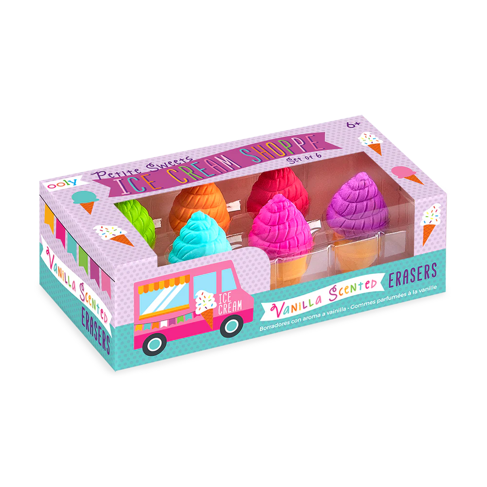 Petite Sweets Ice Cream Shoppe Scented Erasers