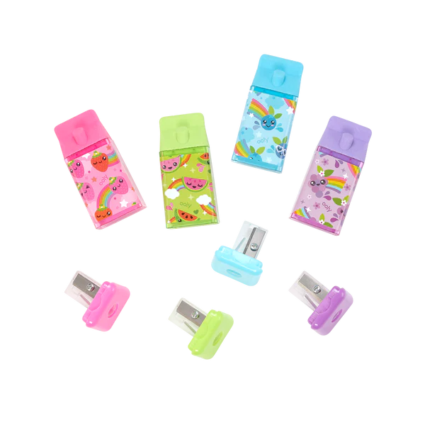Gomas de borrar y sacapuntas perfumados Lil’ Juicy