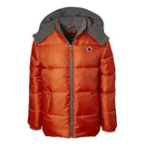 Solid Mini Ripstop Puffer Charcoal Orange