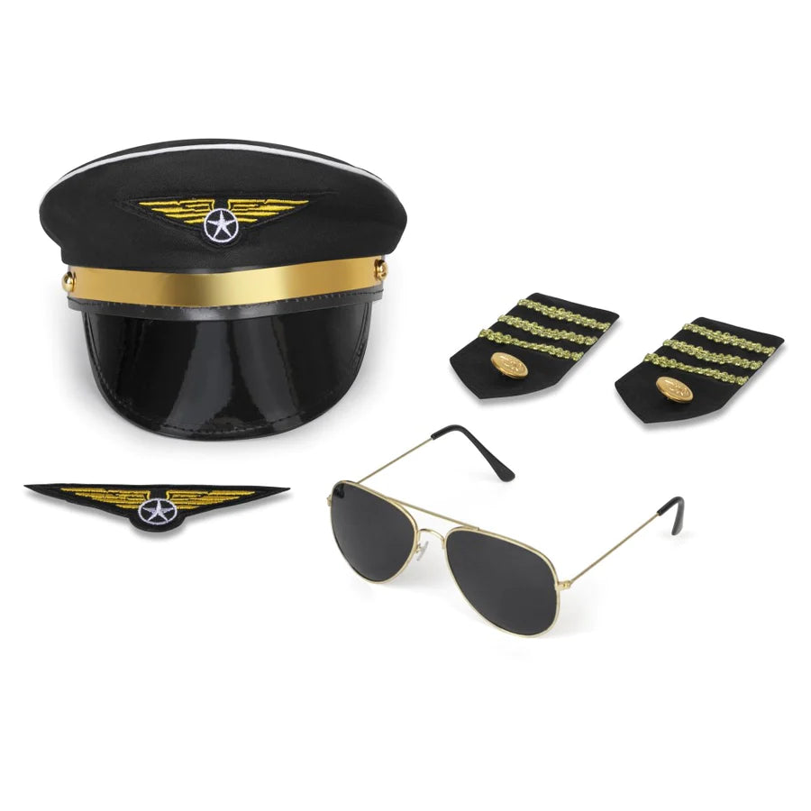 Juego de accesorios de piloto para adulto