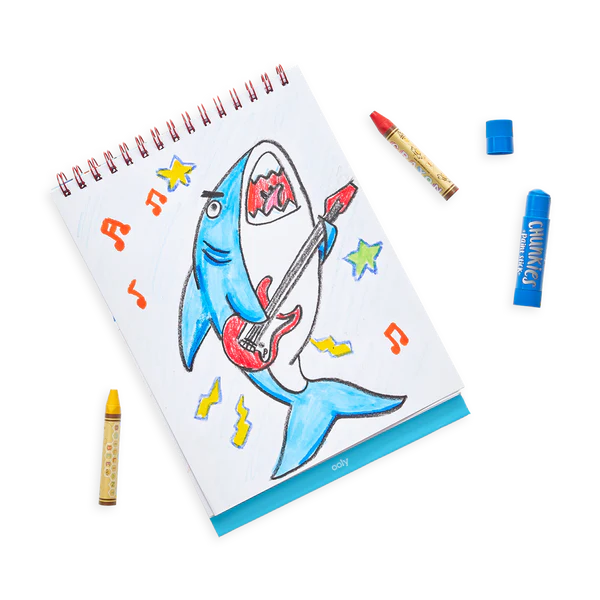 Sketch & Show Cuaderno de dibujo de pie - Lindo mundo de garabatos