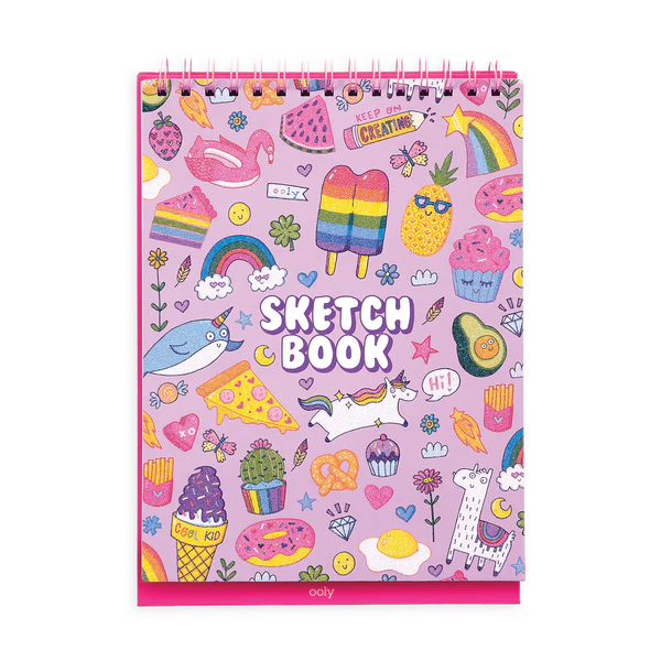 Sketch & Show Cuaderno de dibujo de pie - Lindo mundo de garabatos