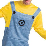 DISFRAZ DE MINION DE LUJO PARA ADULTO (STUART)