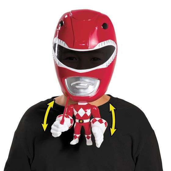 Red Ranger Mighty Morphin Mega Máscara
