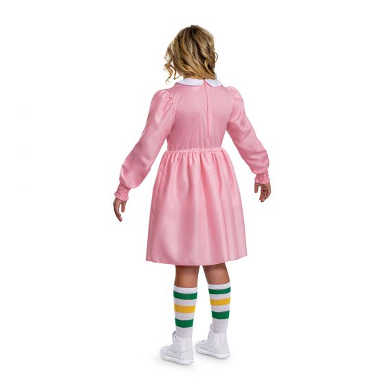 Onceava adolescente de vestido rosa clásico